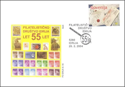 FILATELISTIČNO DRUŠTVO IDRIJA 55 LET